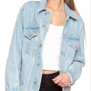 Brandy Melville John Galt Denim Jacket                    Light Wash, Medium